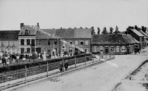 WORLD WAR 1 AWAY FROM THE FRONT NEAR POPERINGE